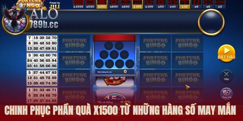 Chinh phục phần quà x1500 từ những hàng số may mắn 