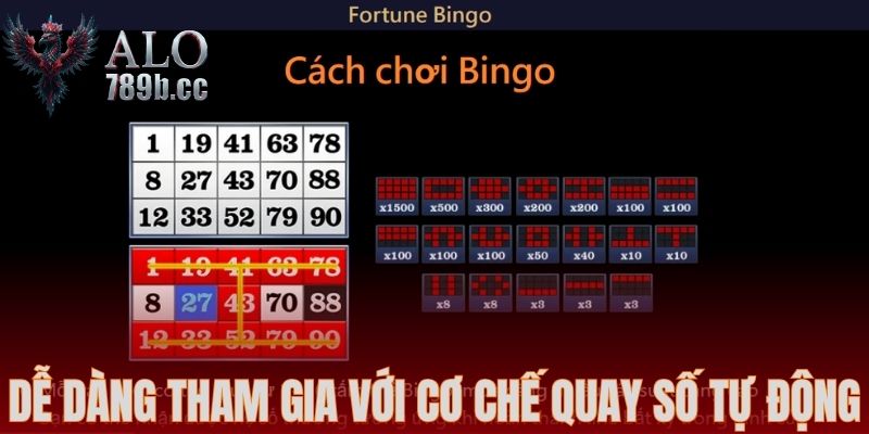 Dễ dàng tham gia với cơ chế quay số tự động 