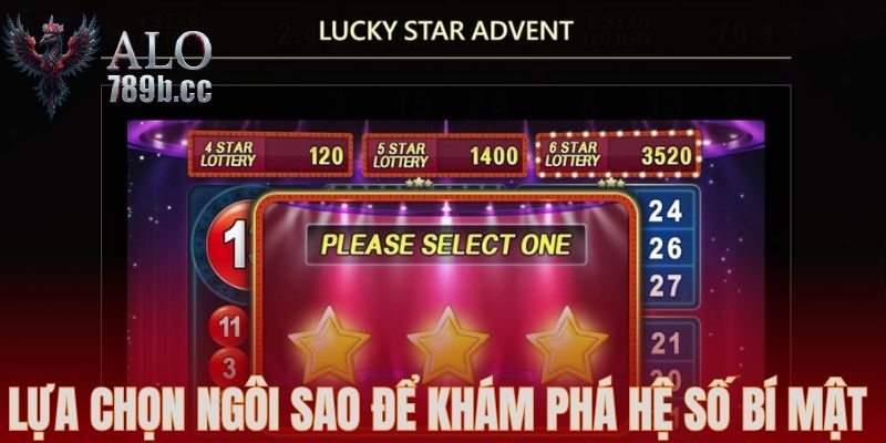 Lựa chọn ngôi sao để khám phá hệ số bí mật 