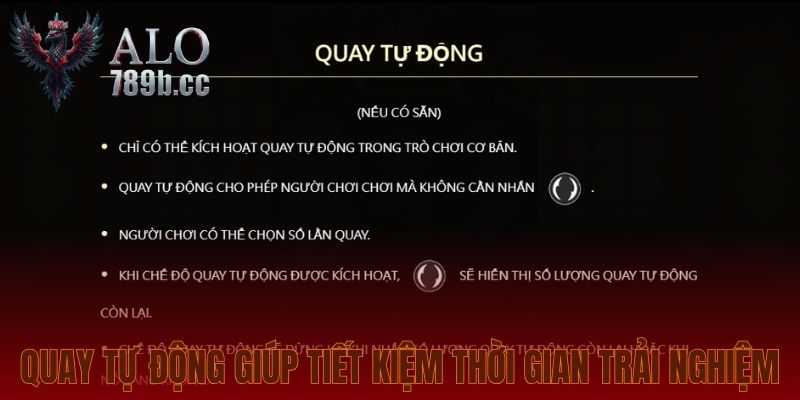 Quay tự động giúp tiết kiệm thời gian trải nghiệm